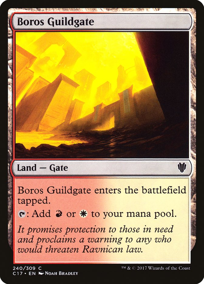 Boros Guildgate [Commander 2017] | Mega City Incorporated