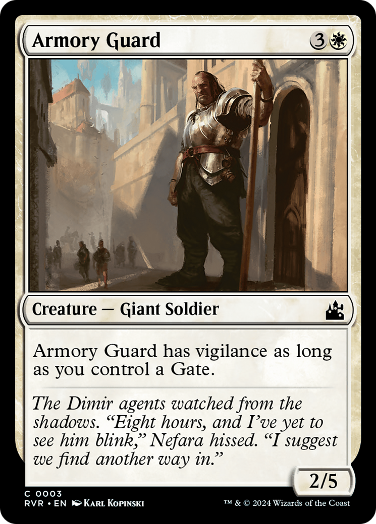 Armory Guard [Ravnica Remastered] | Mega City Incorporated