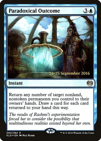 Paradoxical Outcome [Kaladesh Promos] | Mega City Incorporated