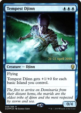 Tempest Djinn [Dominaria Promos] | Mega City Incorporated