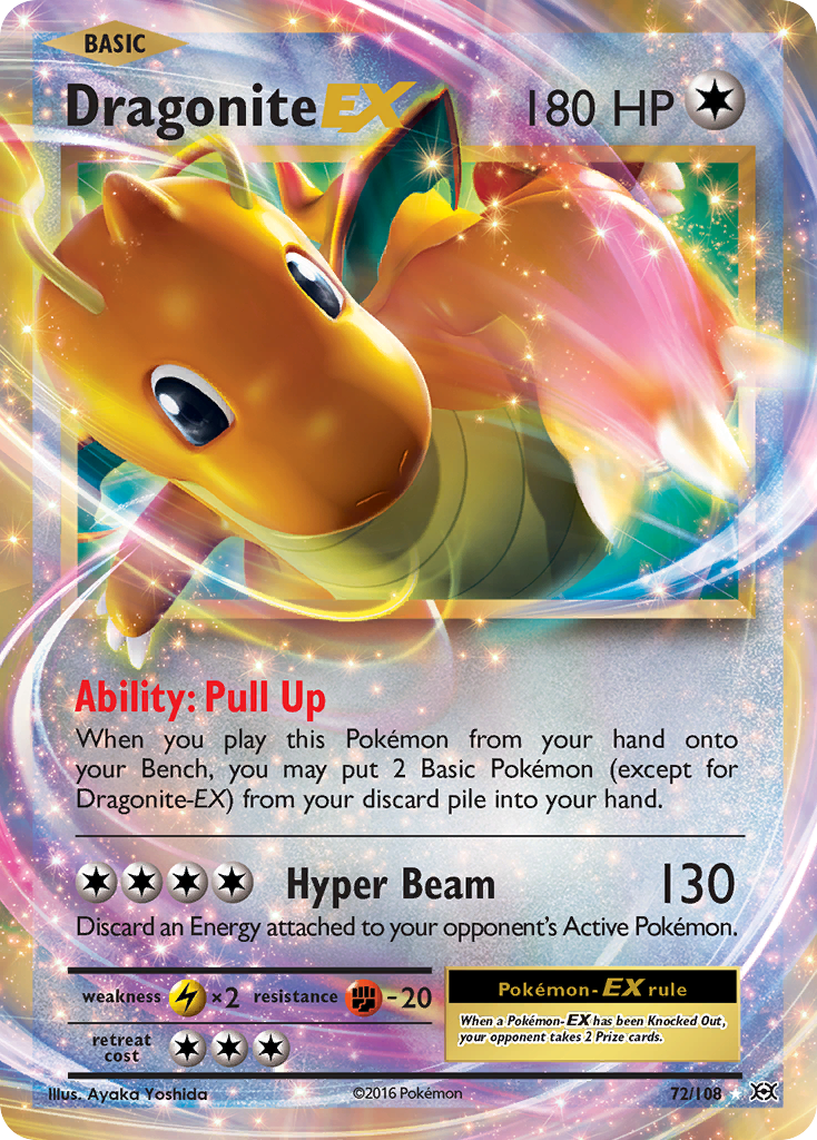 Dragonite EX (72/108) [XY: Evolutions] | Mega City Incorporated