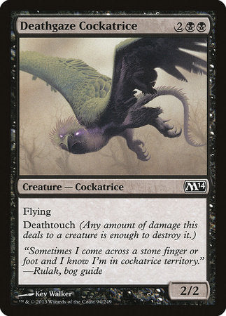 Deathgaze Cockatrice [Magic 2014] | Mega City Incorporated