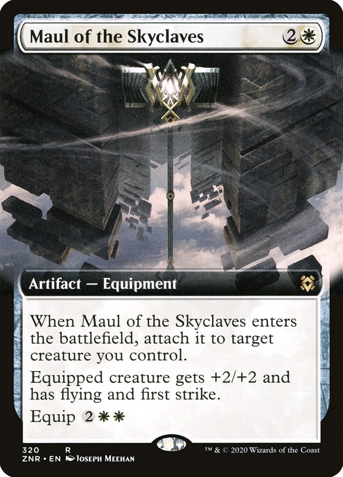 Maul of the Skyclaves (Extended Art) [Zendikar Rising] | Mega City Incorporated