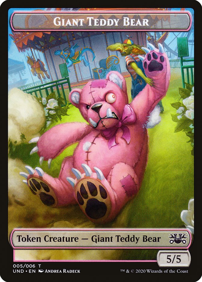 Giant Teddy Bear // Acorn Stash Double-sided Token [Unsanctioned Tokens] | Mega City Incorporated