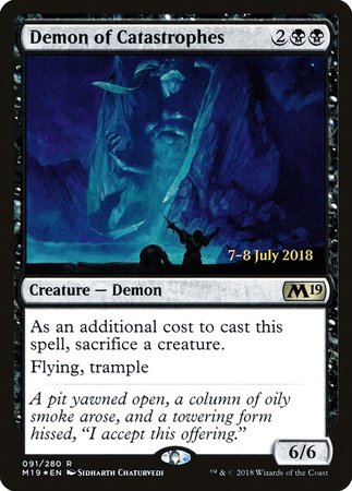 Demon of Catastrophes [Core Set 2019 Promos] | Mega City Incorporated