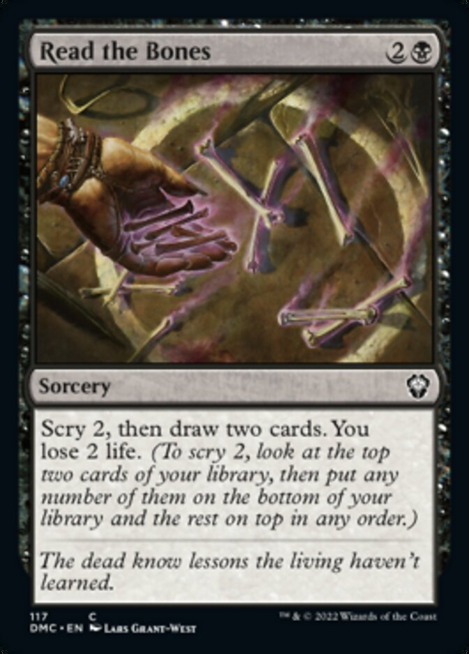 Read the Bones [Dominaria United Commander] | Mega City Incorporated