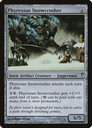 Phyrexian Snowcrusher [Coldsnap] | Mega City Incorporated