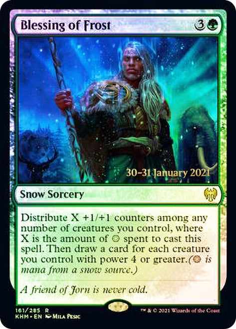 Blessing of Frost  [Kaldheim Prerelease Promos] | Mega City Incorporated