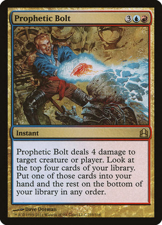 Prophetic Bolt [Commander 2011] | Mega City Incorporated