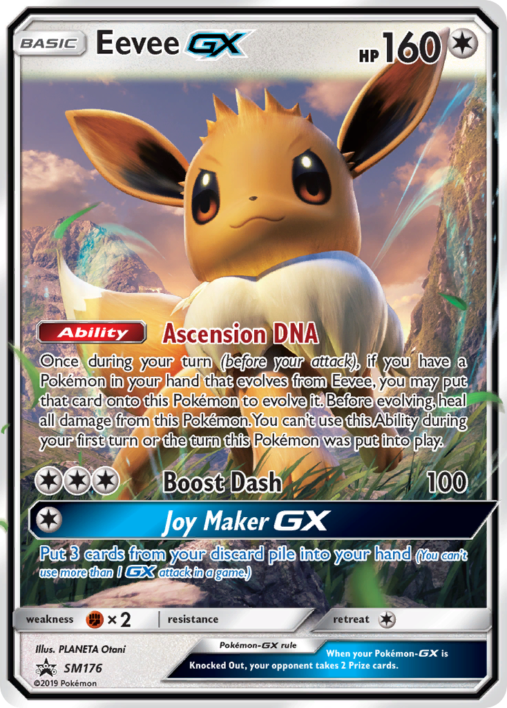 Eevee GX (SM176) (Jumbo Card) [Sun & Moon: Black Star Promos] | Mega City Incorporated