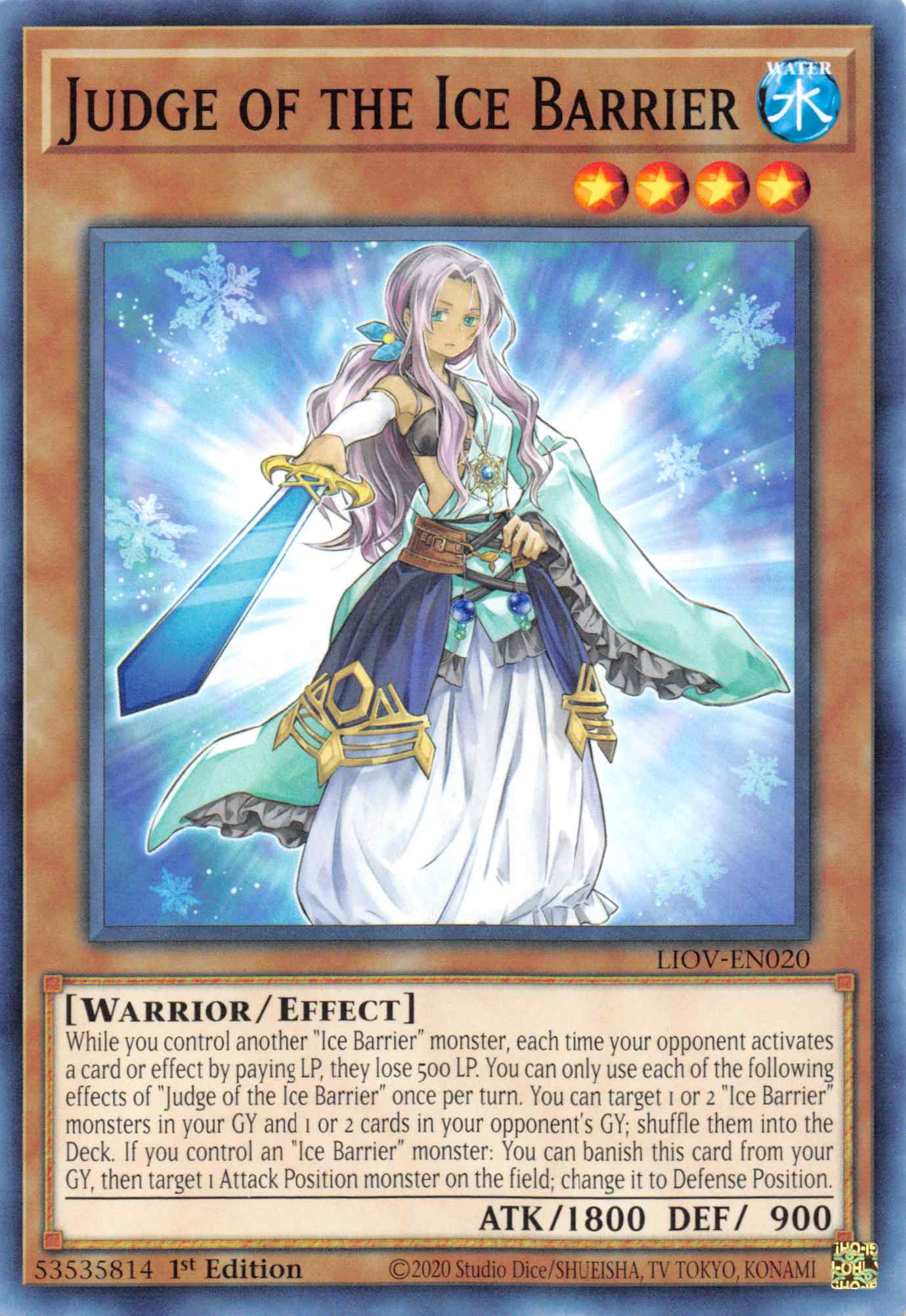 Judge of the Ice Barrier [LIOV-EN020] Common | Mega City Incorporated