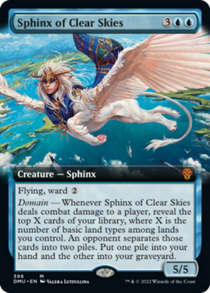 Sphinx of Clear Skies (Extended Art) [Dominaria United] | Mega City Incorporated