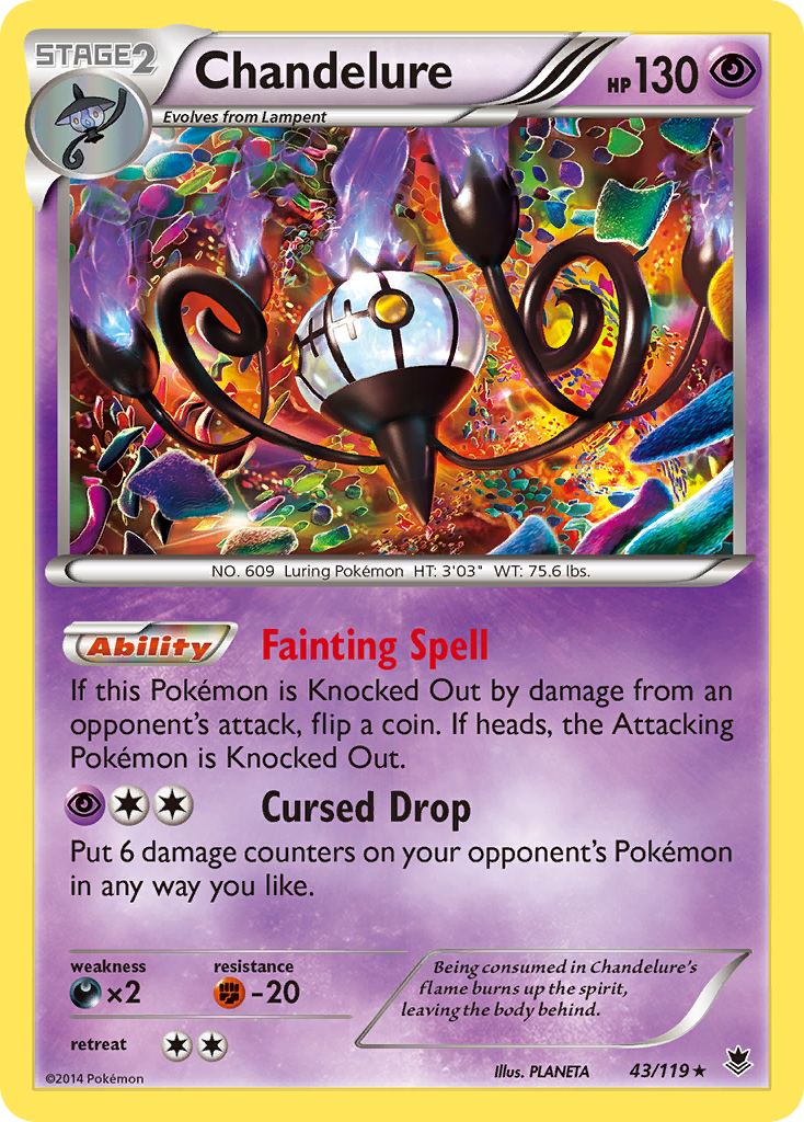 Chandelure (43/119) [XY: Phantom Forces] | Mega City Incorporated