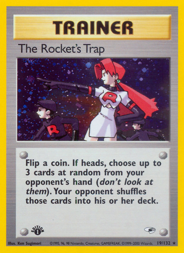 The Rocket's Trap (19/132) [Gym Heroes 1st Edition] | Mega City Incorporated