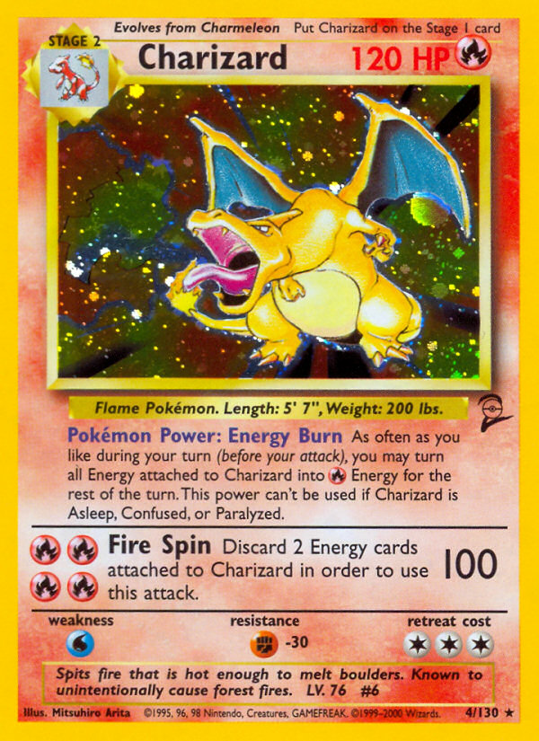 Charizard (4/130) [Base Set 2] | Mega City Incorporated