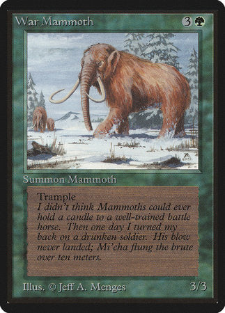 War Mammoth [Limited Edition Beta] | Mega City Incorporated