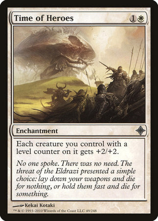 Time of Heroes [Rise of the Eldrazi] | Mega City Incorporated