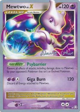 Mewtwo LV.X (144/146) (Stallgon - David Cohen) [World Championships 2009] | Mega City Incorporated