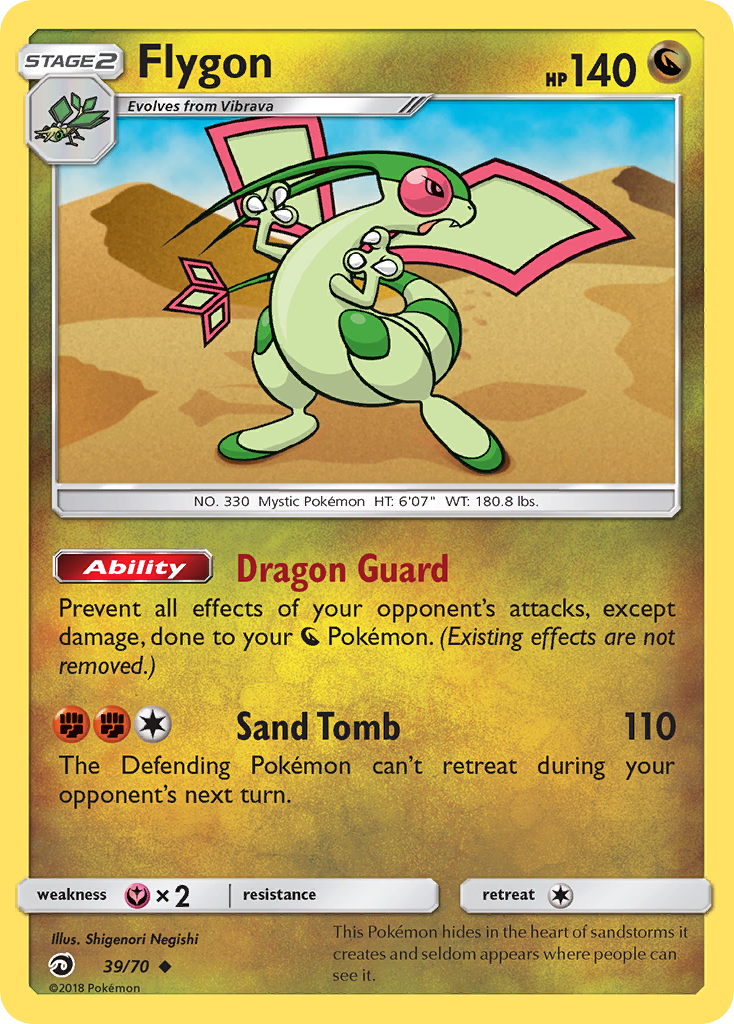 Flygon (39/70) [Sun & Moon: Dragon Majesty] | Mega City Incorporated