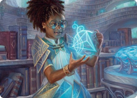 Zimone, Quandrix Prodigy Art Card [Strixhaven: School of Mages Art Series] | Mega City Incorporated