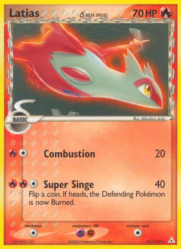 Latias (21/110) (Theme Deck Exclusive) [EX: Holon Phantoms] | Mega City Incorporated