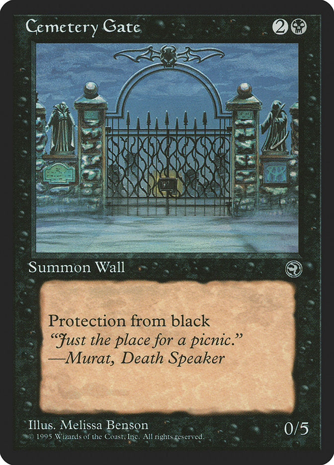 Cemetery Gate (Murat Flavor Text) [Homelands] | Mega City Incorporated