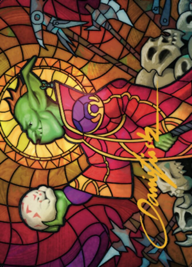 Squee, Dubious Monarch Art Card (Gold-Stamped Signature) [Dominaria United Art Series] | Mega City Incorporated