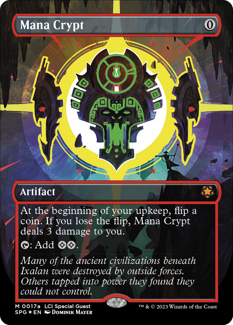 Mana Crypt (0017a) (Borderless) [The Lost Caverns of Ixalan Special Guests] | Mega City Incorporated