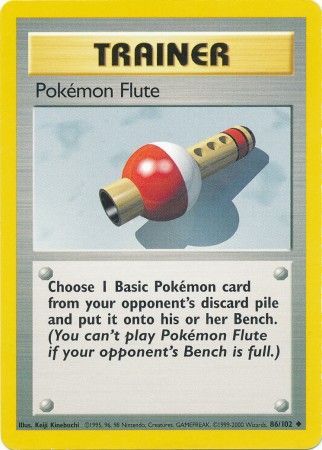 Pokemon Flute (86/102) [Base Set Unlimited] | Mega City Incorporated