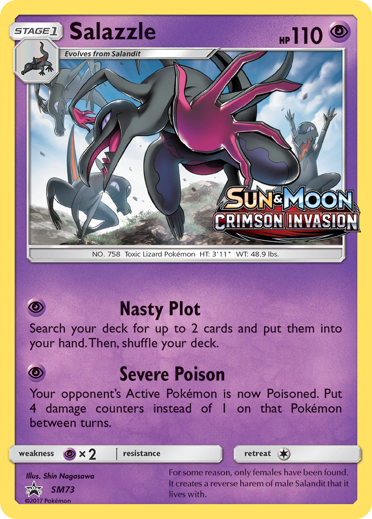 Salazzle (SM73) [Sun & Moon: Black Star Promos] | Mega City Incorporated