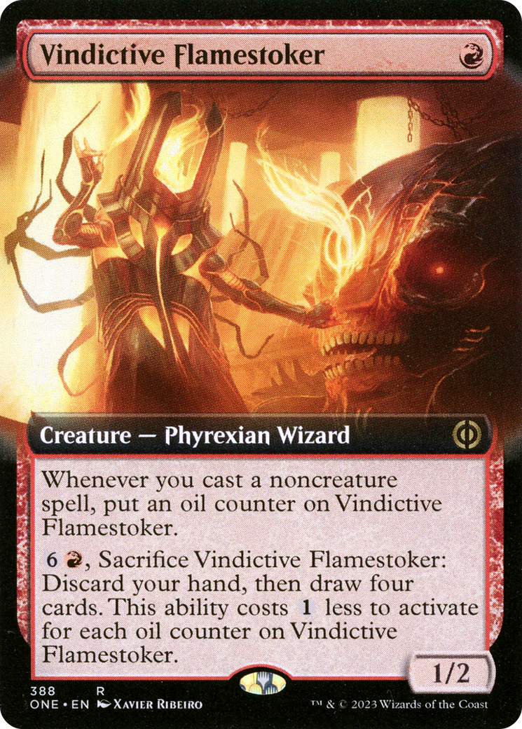 Vindictive Flamestoker (Extended Art) [Phyrexia: All Will Be One] | Mega City Incorporated