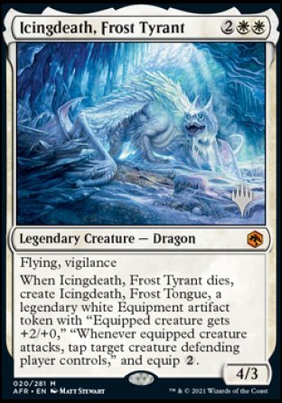 Icingdeath, Frost Tyrant (Promo Pack) [Dungeons & Dragons: Adventures in the Forgotten Realms Promos] | Mega City Incorporated