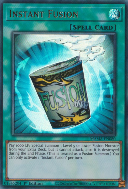 Instant Fusion [MAMA-EN080] Ultra Rare | Mega City Incorporated