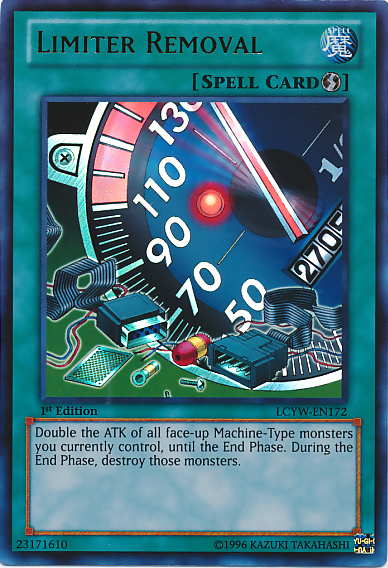 Limiter Removal [LCYW-EN172] Ultra Rare | Mega City Incorporated