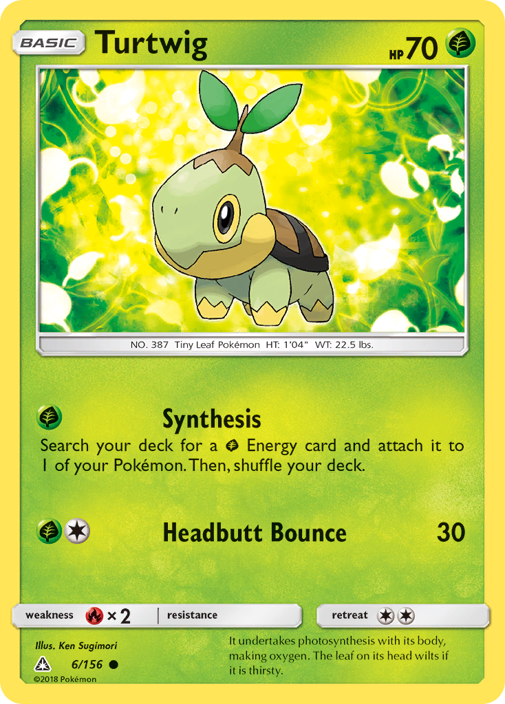 Turtwig (6/156) [Sun & Moon: Ultra Prism] | Mega City Incorporated