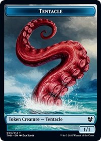 Tentacle // Satyr Double-sided Token [Theros Beyond Death Tokens] | Mega City Incorporated