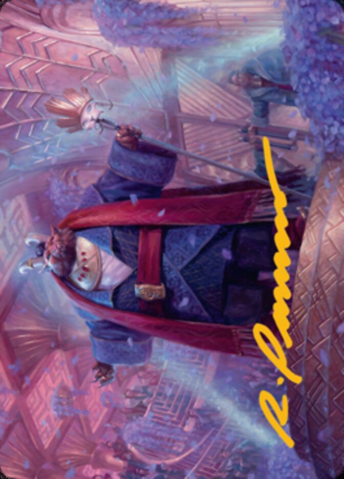 Jetmir, Nexus of Revels 1 Art Card (Gold-Stamped Signature) [Streets of New Capenna Art Series] | Mega City Incorporated