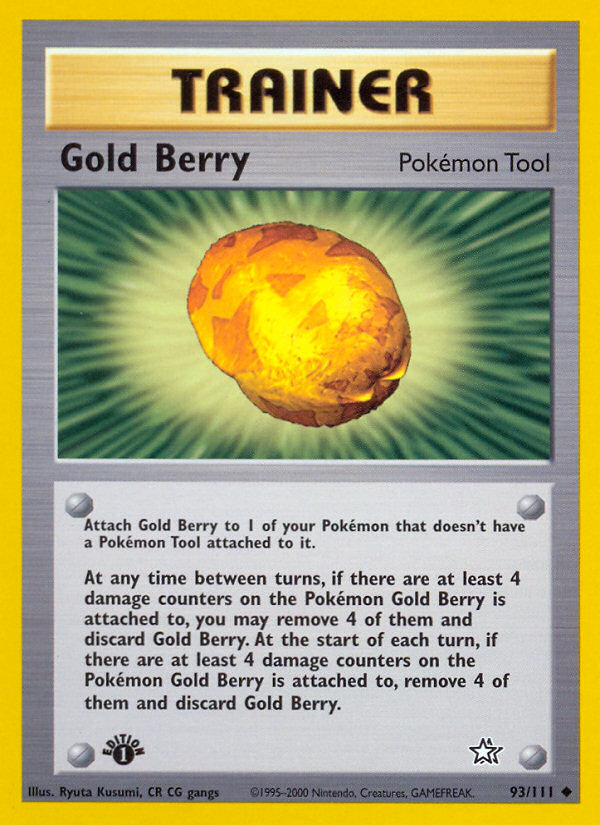 Gold Berry (93/111) [Neo Genesis 1st Edition] | Mega City Incorporated