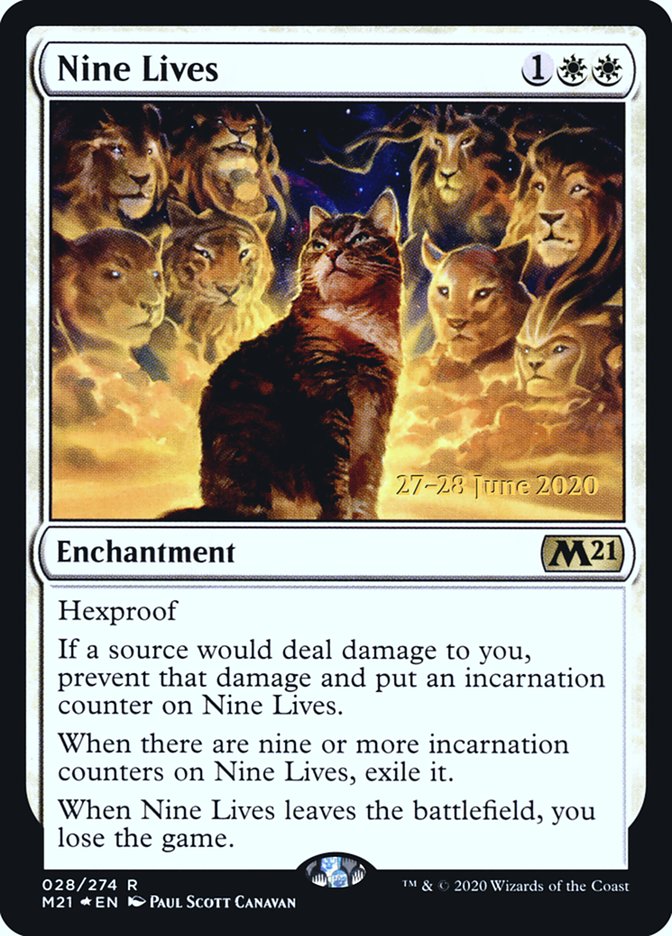 Nine Lives  [Core Set 2021 Prerelease Promos] | Mega City Incorporated