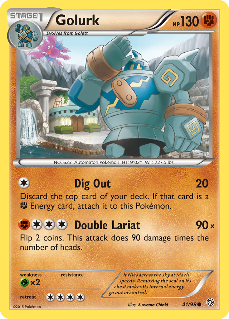 Golurk (41/98) [XY: Ancient Origins] | Mega City Incorporated