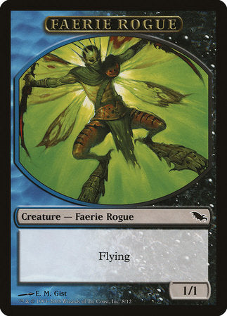 Faerie Rogue Token (Blue/Black) [Shadowmoor Tokens] | Mega City Incorporated