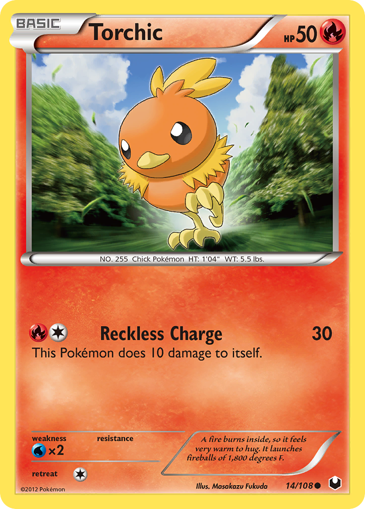 Torchic (14/108) [Black & White: Dark Explorers] | Mega City Incorporated