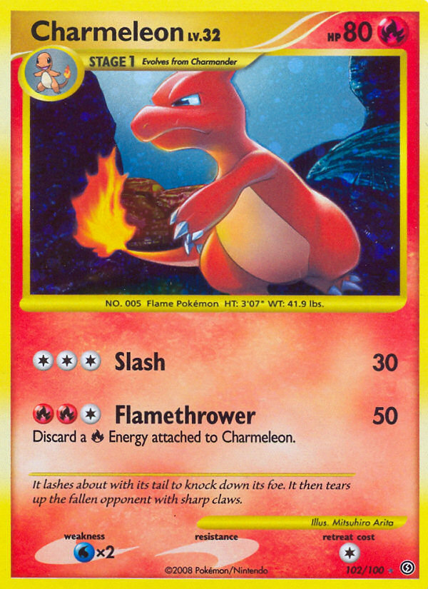 Charmeleon (102/100) [Diamond & Pearl: Stormfront] | Mega City Incorporated