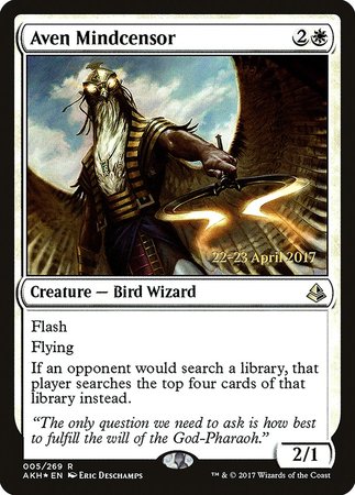 Aven Mindcensor [Amonkhet Promos] | Mega City Incorporated