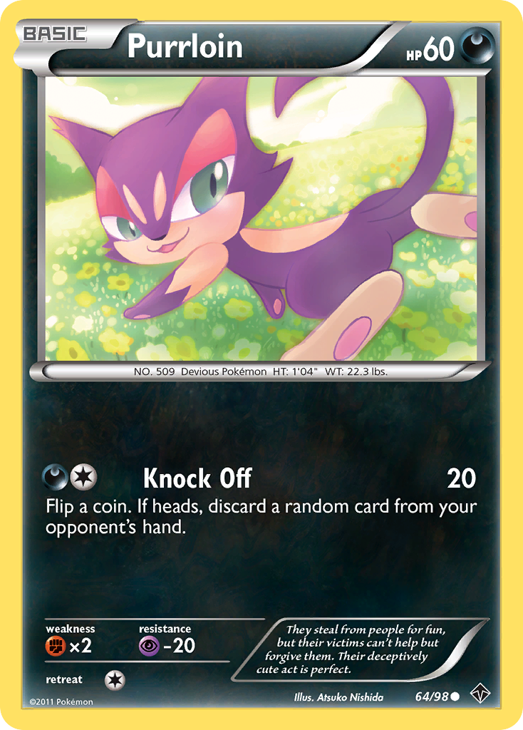 Purrloin (64/98) [Black & White: Emerging Powers] | Mega City Incorporated