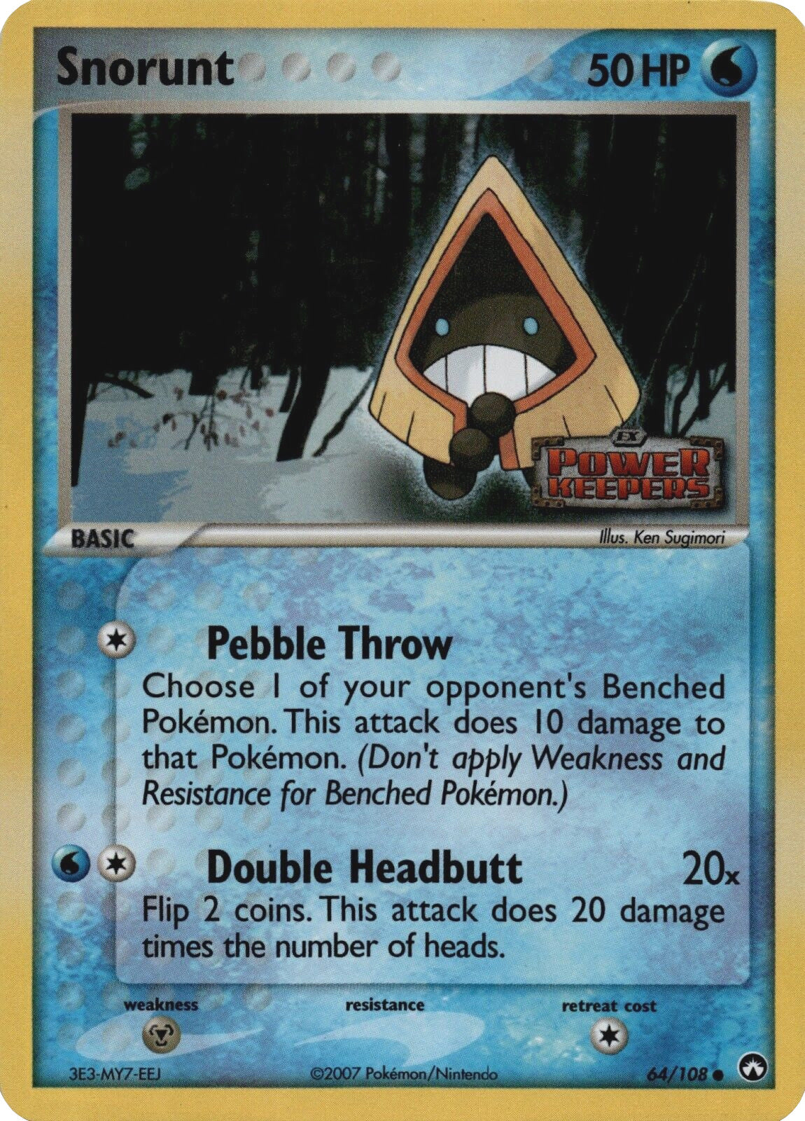 Snorunt (64/108) (Stamped) [EX: Power Keepers] | Mega City Incorporated