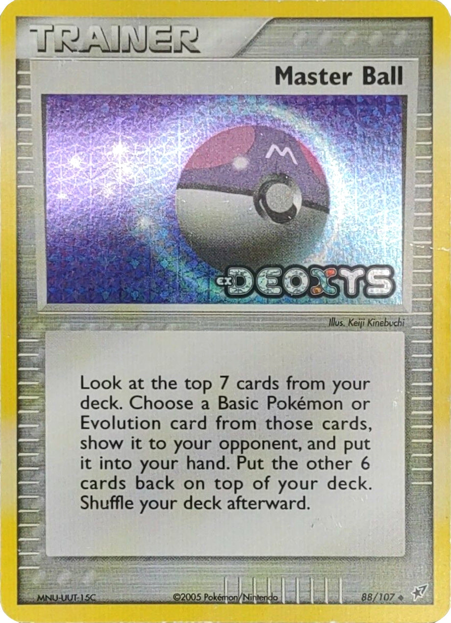 Master Ball (88/107) (Stamped) [EX: Deoxys] | Mega City Incorporated