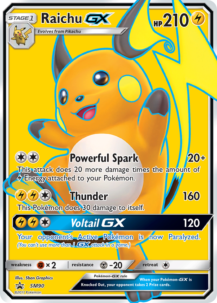 Raichu GX (SM90) [Sun & Moon: Black Star Promos] | Mega City Incorporated