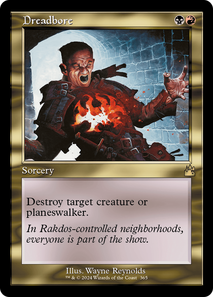 Dreadbore (Retro Frame) [Ravnica Remastered] | Mega City Incorporated