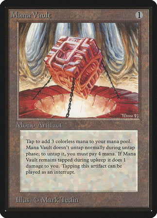 Mana Vault [Limited Edition Beta] | Mega City Incorporated